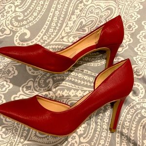 Kelly and Katie Dark Red Heels! Like New!